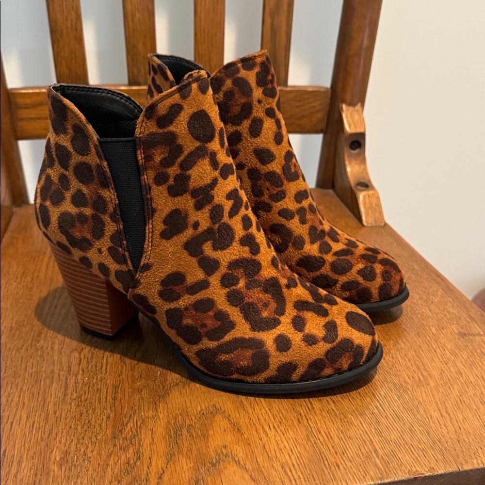 Simply Southern Leopard Print Ankle Boots